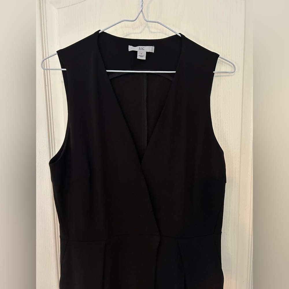 Zac Posen Black Sleeveless Skort Jumpsuit/Romper - Picture 2 of 9